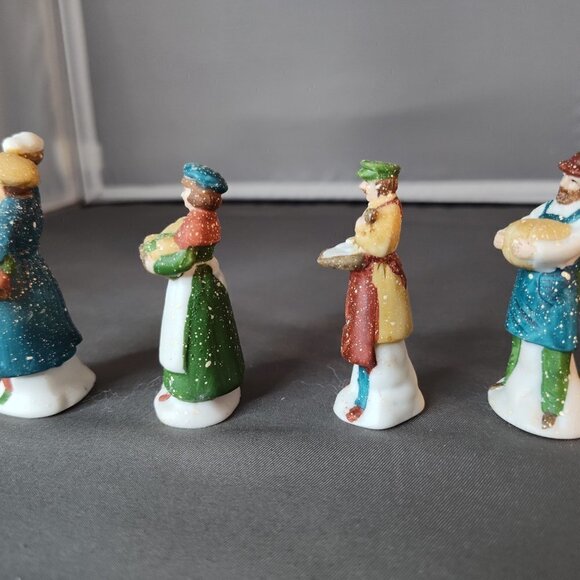 Department 56 Heritage Village Collection 4 Pc "Shopkeepers" with Original Box - Picture 5 of 10